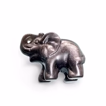 Obsidian Silver Elefant