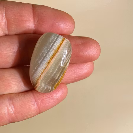 Aragonit Grön Trumlad sten