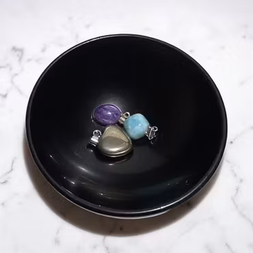 Obsidian Svart Skål