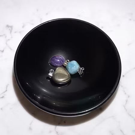 Obsidian Svart Skål