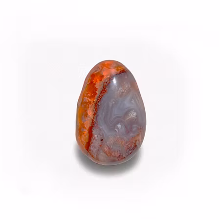 Agat Crazy Lace Röd Hängsmycke (Droppe)
