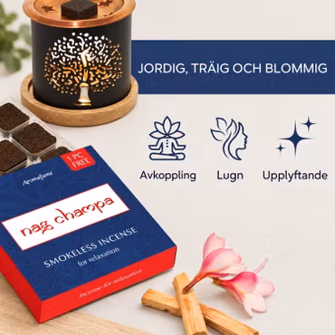 Rökelsebrickor Nag Champa 9st