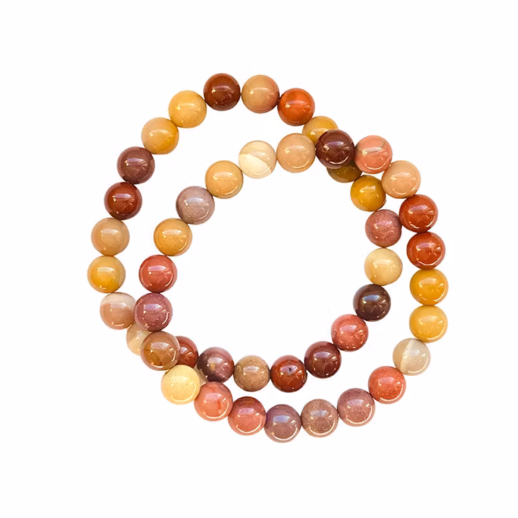 Mookaite 8mm pärlor Armband
