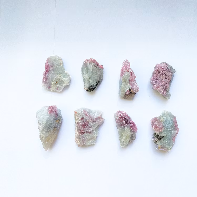 UTGÅTT! Lepidolit med Blå Albit rå bitar