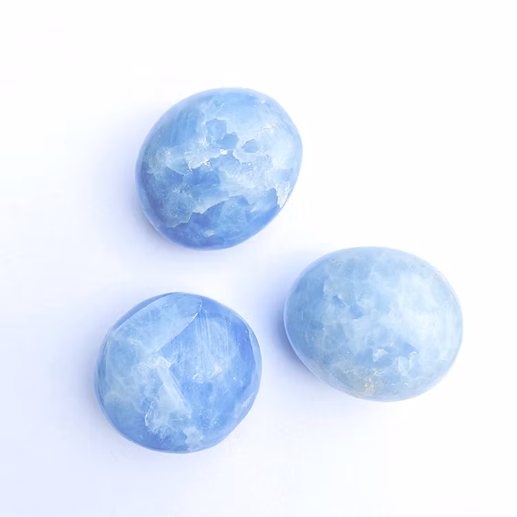 Kalcit Blå Handsten M-L