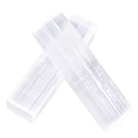 Selenit naturliga Råa stavar 2-pack