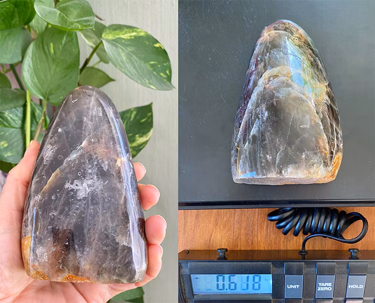 Månsten Svart Bordssten XXXL