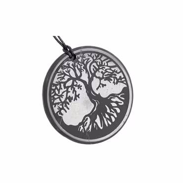 Shungit Amulett Tree of Life 5cm