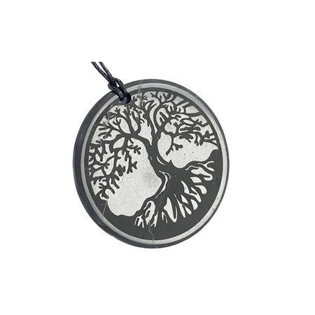 Shungit Amulett Tree of Life 5cm