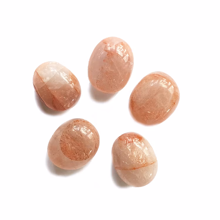 Eldkvarts "Hematoid" AA Trumlade stenar 100gr