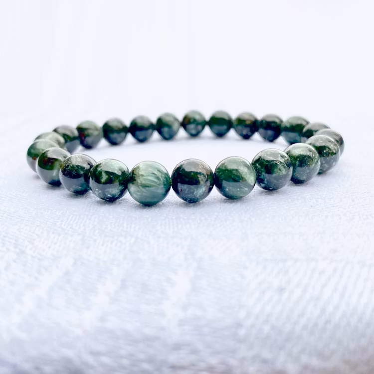 Serafinit 8mm pärlor Armband