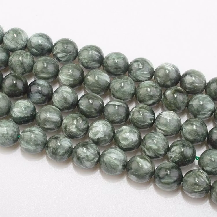 Serafinit 8mm pärlor Armband