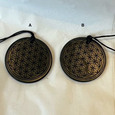 (FYND) Shungit Amulett Flower of Life 3cm
