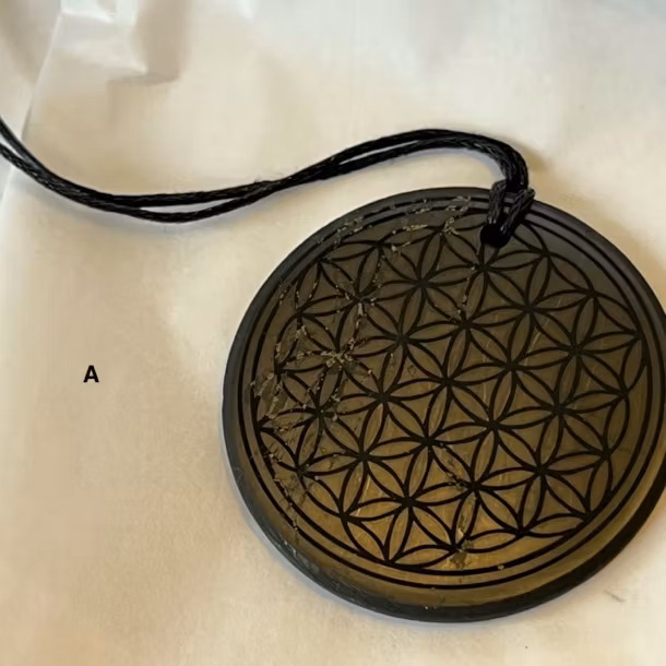 (FYND) Shungit Amulett Flower of Life 3cm