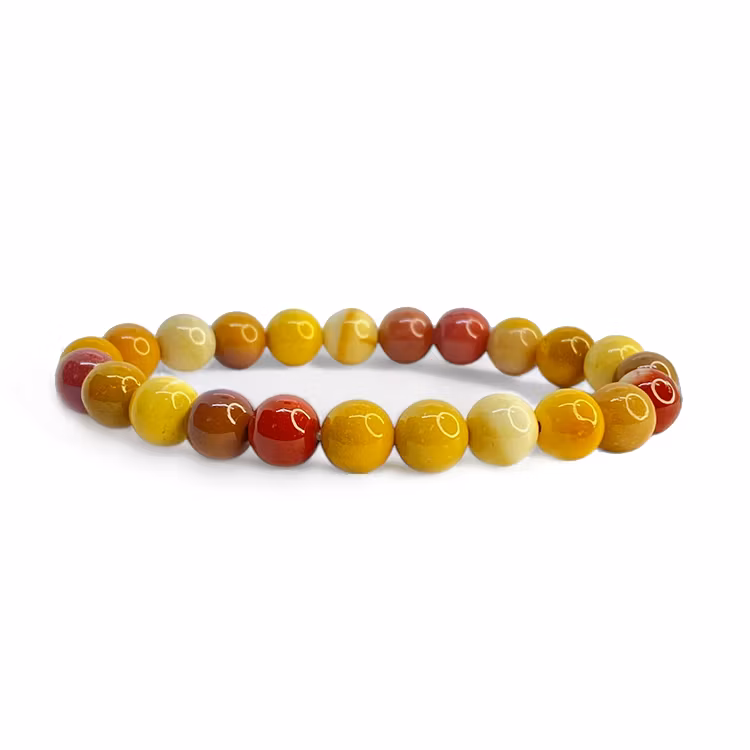 Mookaite 8mm pärlor Armband