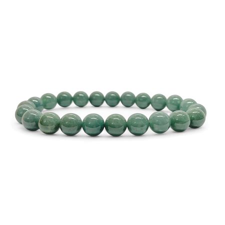 Smaragd 8mm pärlor Armband