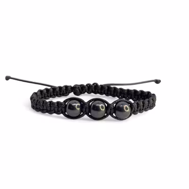 Shungit Armband BARN (Justerbart)