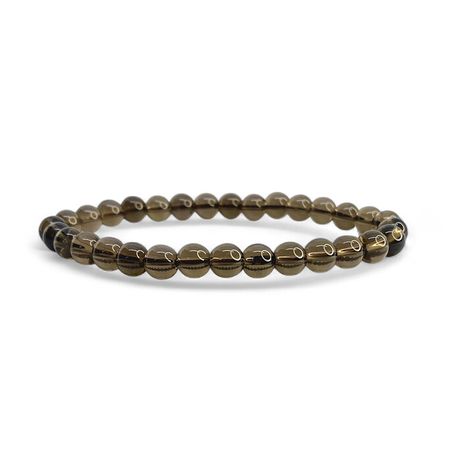 Rökkvarts 6mm pärlor Armband