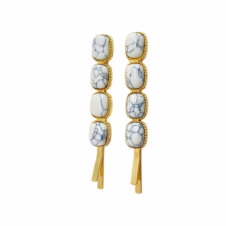 Howlit Vit Hårnål 2-pack