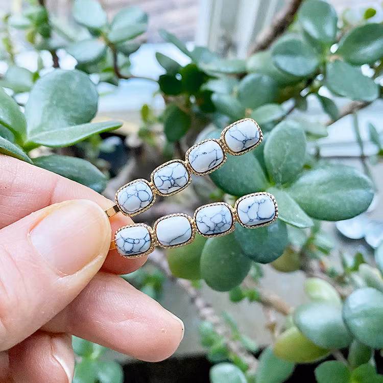 Howlit Vit Hårnål 2-pack