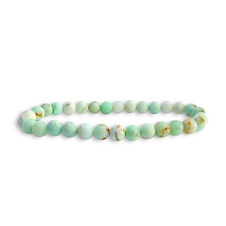 Krysopras 6mm pärlor Armband