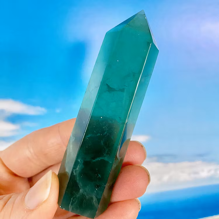 Fluorit Grön Spets M