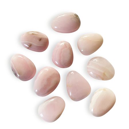 Kalcit Rosa ”Mangano” Hängsmycke (Droppe)