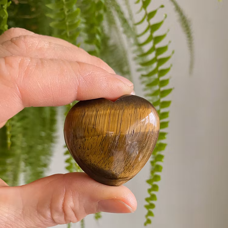 Tigeröga Hjärta 4cm