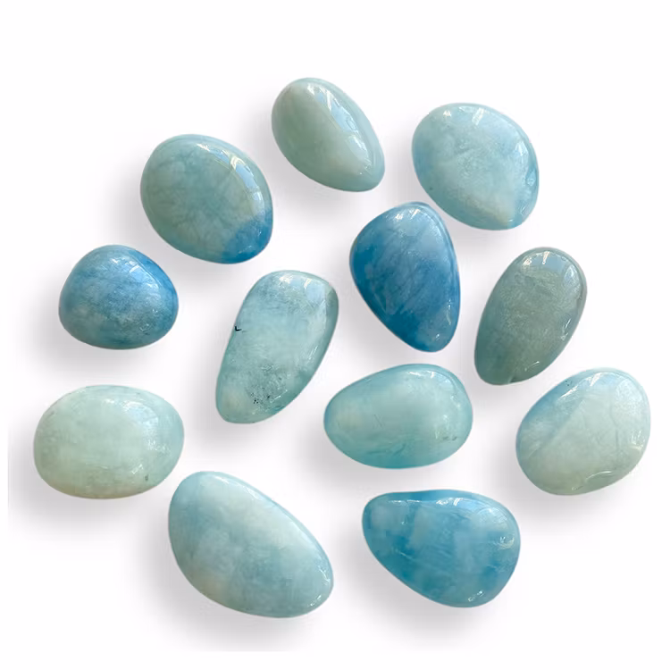 Akvamarin Trumlad sten