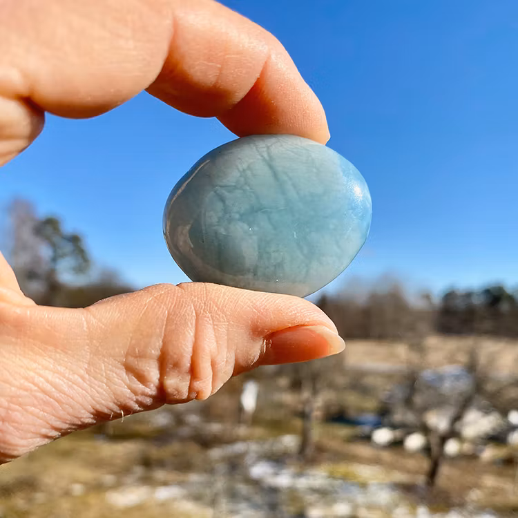 Akvamarin Trumlad sten