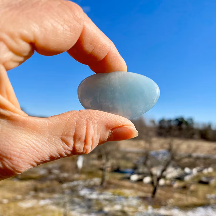 Akvamarin Trumlad sten