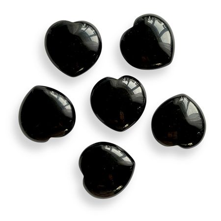 Obsidian Svart Hjärta 4cm