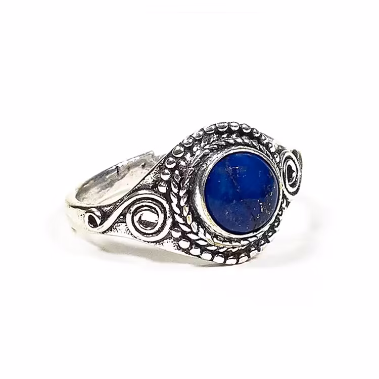 Lapis Lazuli Ring (Ställbar)
