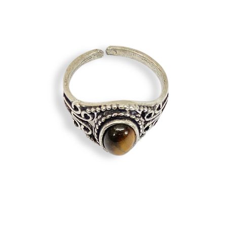 Tigeröga Ring (Ställbar)