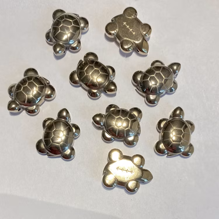 Pyrit Sköldpadda Hängsmycke