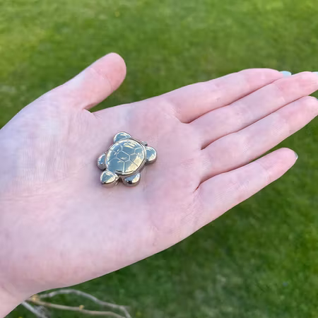 Pyrit Sköldpadda Hängsmycke