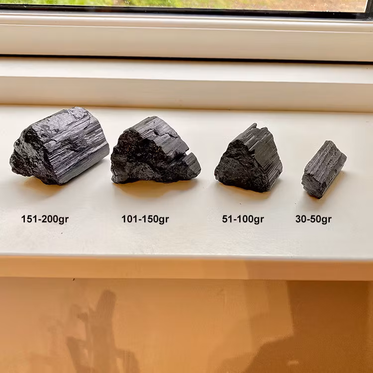 Turmalin Svart Rå Sten