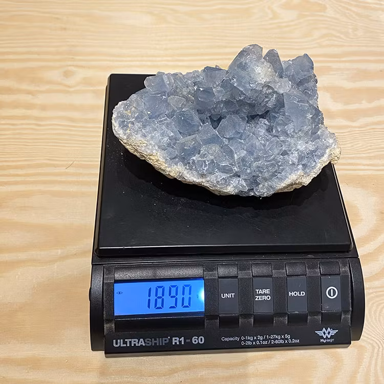 Celestit Kluster Extra Stor