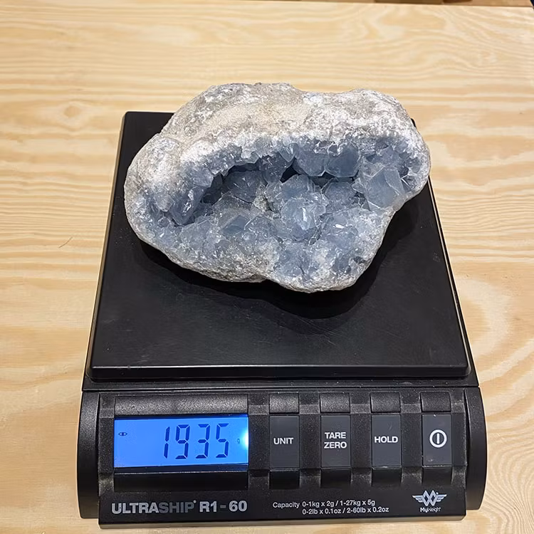 Celestit Kluster Extra Stor