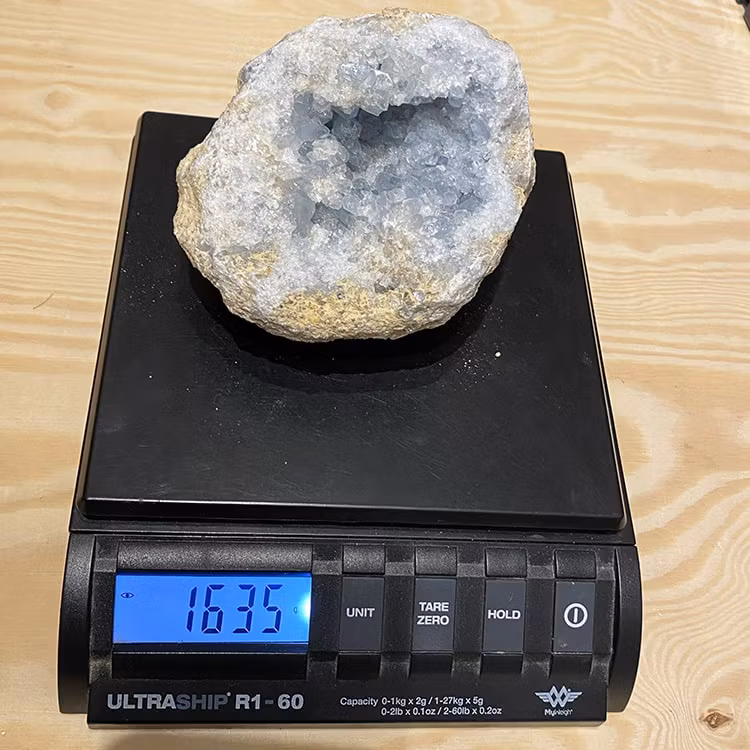 Celestit Kluster Extra Stor