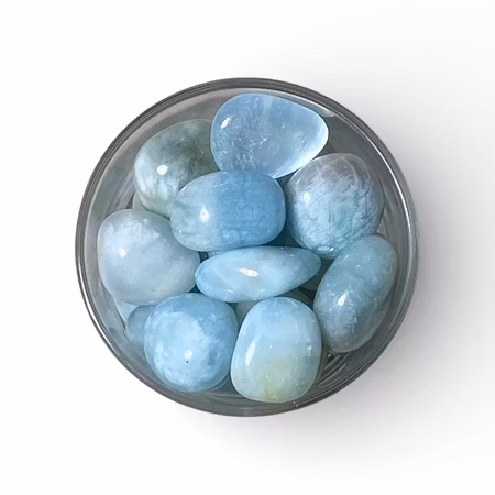 Akvamarin Trumlade stenar 100gr