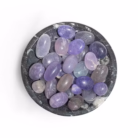 Fluorit Trumlade stenar 100gr