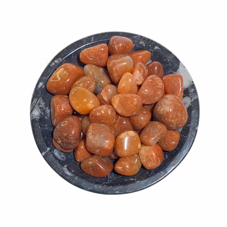 Kvarts Röd A Trumlade stenar 100gr