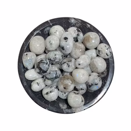 Månsten Regnbågs AA Trumlade stenar 100gr