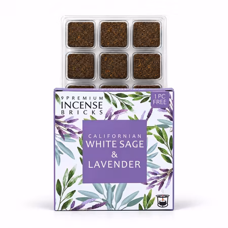Rökelsebrickor Vit salvia & Lavendel 9st