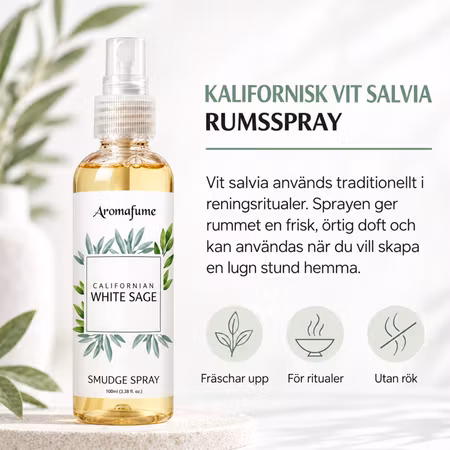 Vit Salvia Rumsspray 100ml (AromaFume)