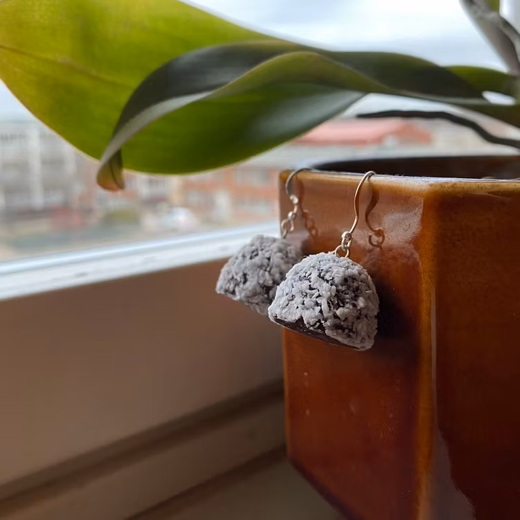 Kokosbollar örhängen