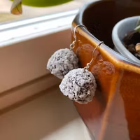 Kokosbollar örhängen