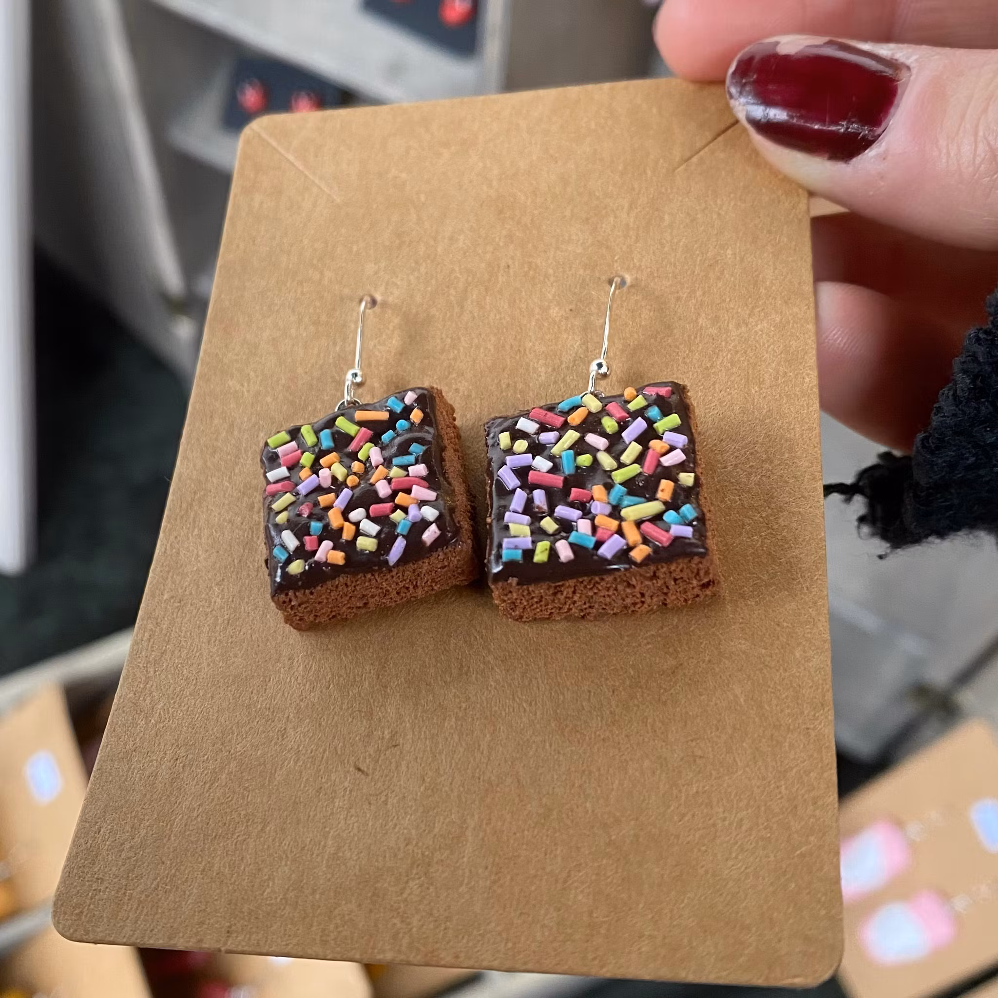 Kärleksmums med strössel örhängen