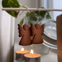 Pepparkakor änglar örhängen